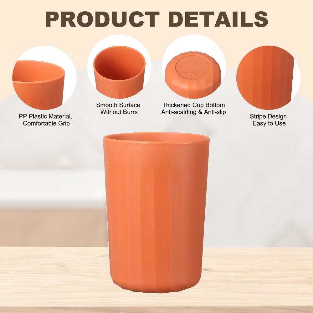 Reusable Plastic Practical Gift Bathroom Toothbrush Glasses 2.8 2.8 3.9 Inch - Image 10