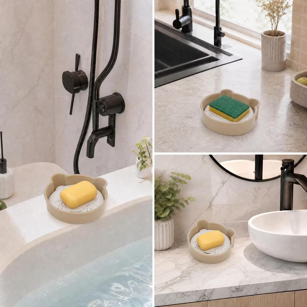 Double-layer Drain Soap Dish 1 Pc - Image 3