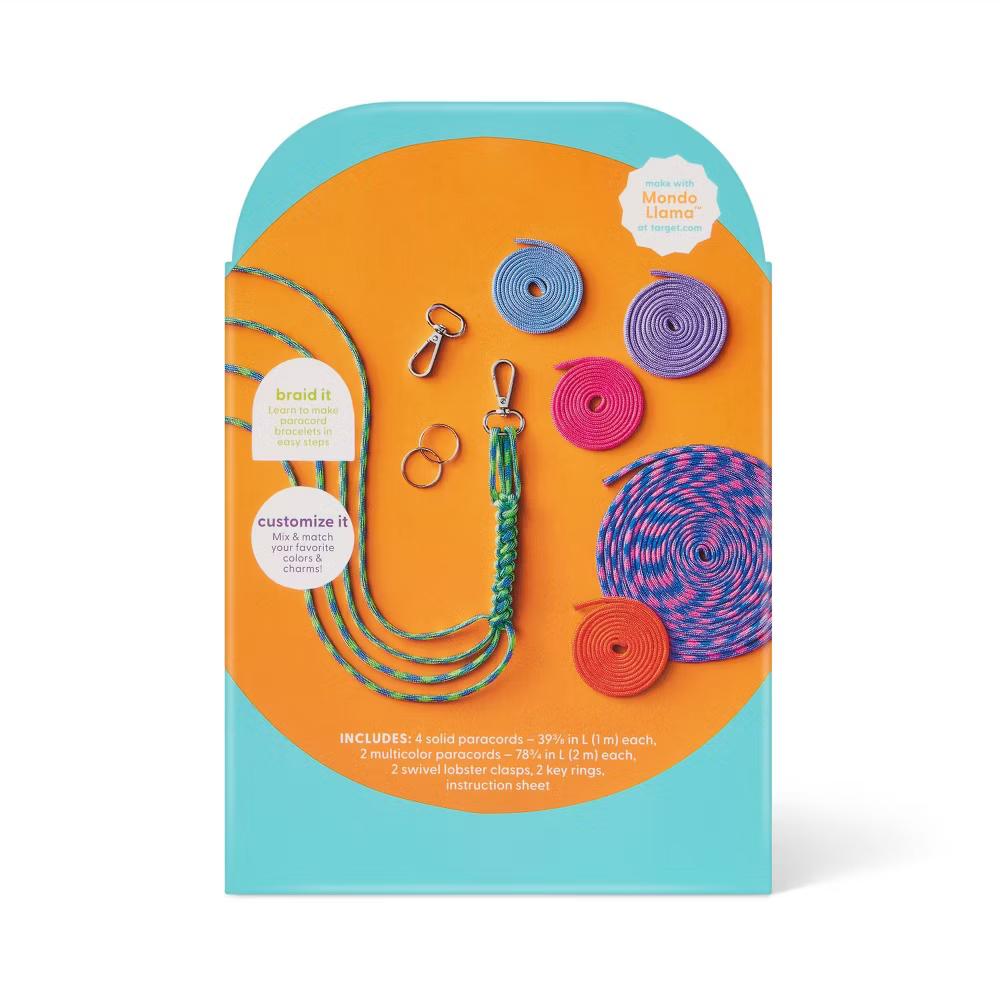 4ct Summer Craft Paracord Key Chains Activity Kit - Image 3
