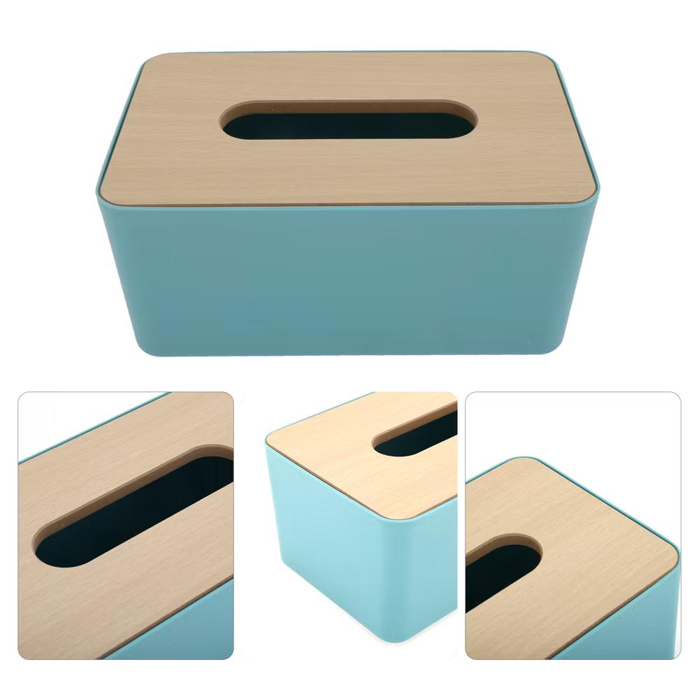 Wooden Lid Tissue Box Cover 1 Pc - Image 12