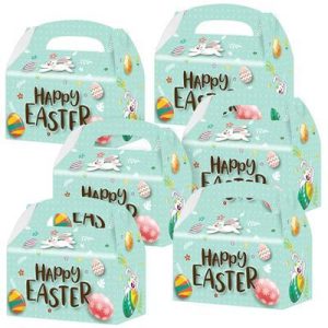 ArtCreativity Easter Bunny Treat Boxes (Pack of 12)