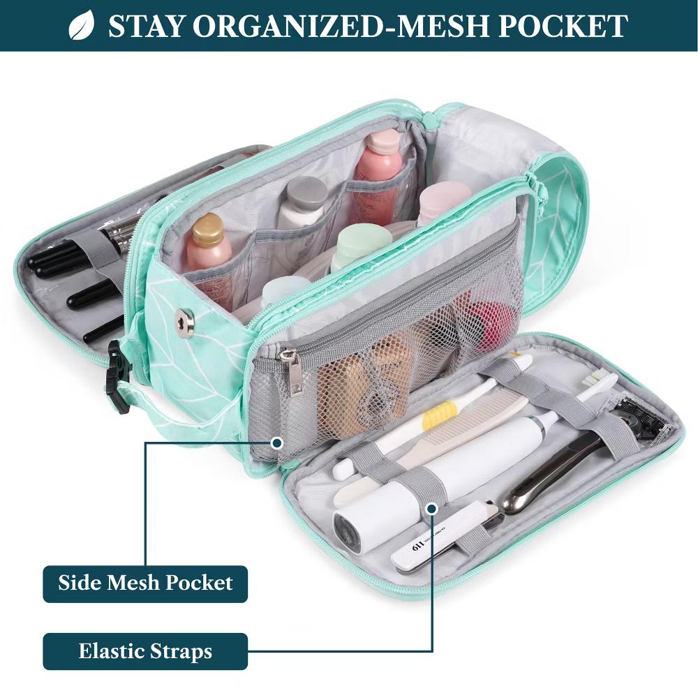 Toiletry Bag Women Men, Travel Toiletries Organizer Case, Essentials Shaving Dopp Kit, Cosmetic Make Up Accessories - Image 25