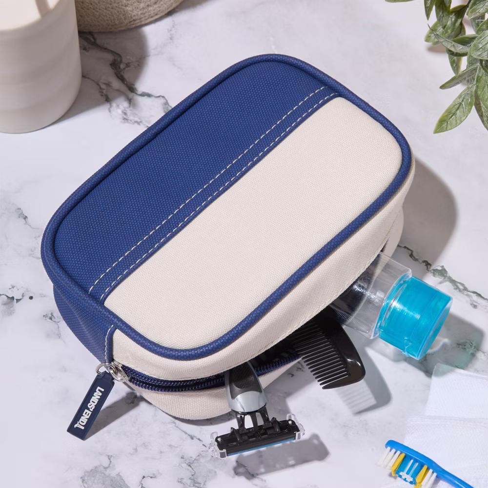 Lands' End Medium Rectangular Dopp Kit for Travel - Image 9
