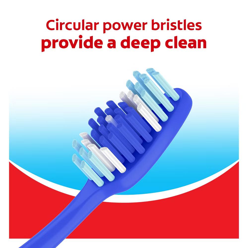 Extra Clean Manual Toothbrush Medium - 6ct - Image 6