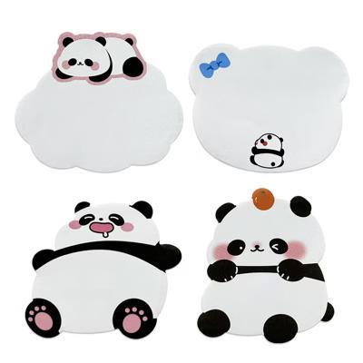 Cute Panda Sticky Notes, Adhesive Memo Notepads for Home, Office, Work (Set of 8)