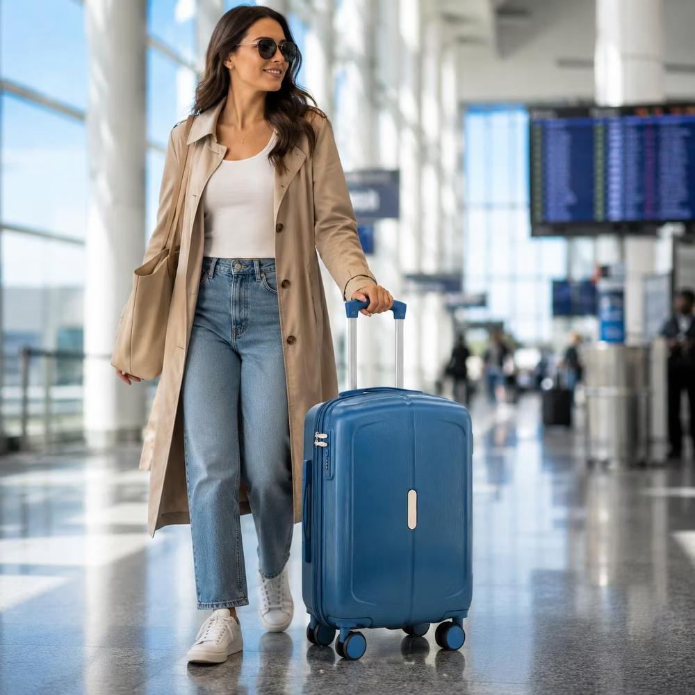 3 Piece Hardshell Luggage Set with Built-in Lock, Expandable Lightweight ABS Suitcases with Spinner Wheels (20/24/28 Inch) - Image 14