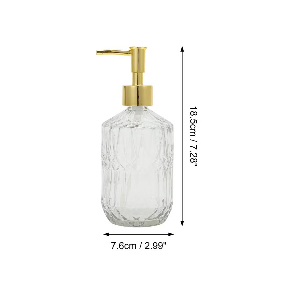 Reusable Round Bottom Bamboo Grain Soap Dispenser 13.53oz 1 Pc - Image 9