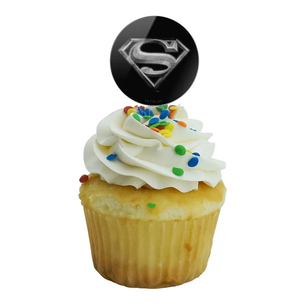 Steel Logo Cupcake Picks Toppers Decoration Set of 6 - Image 5