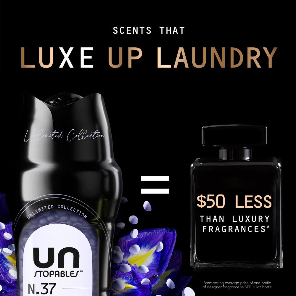 Unstopables Unlimited Collection In Wash Scent Booster Beads No. 37 Laundry Additives - Bergamot Orris Vetiver - 21.1oz - Image 15