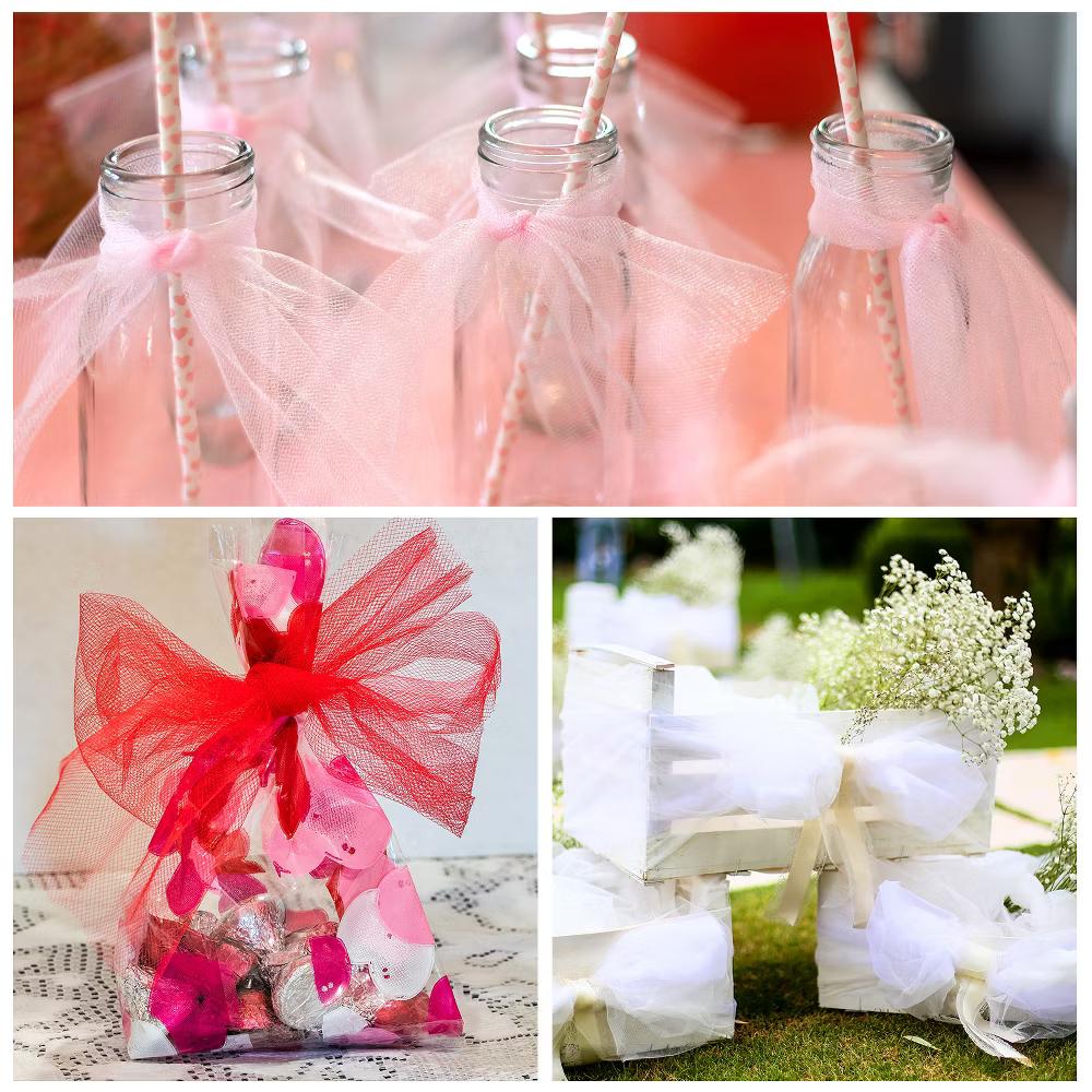 Wedding DIY Crafts Soft Durable Lightweight Decorative Ribbon - Image 2