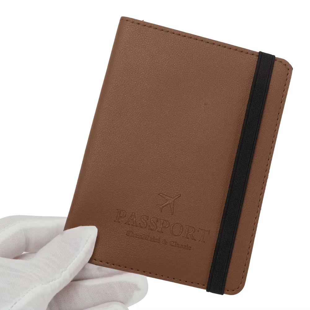 Simple Elastic Strap Passport Holder 1 Pc - Image 9