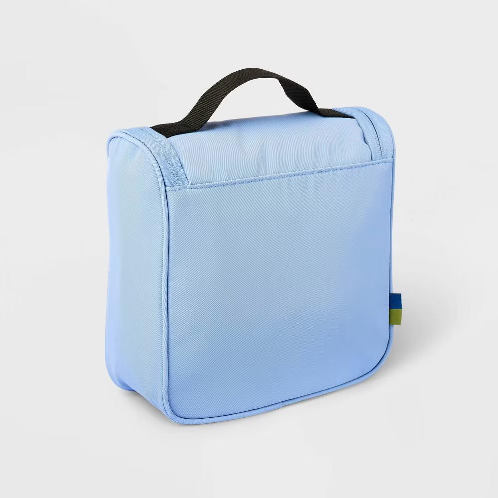 Small Hanging Toiletry Bag Blue - Water-Resistant Travel Accessory - Image 3