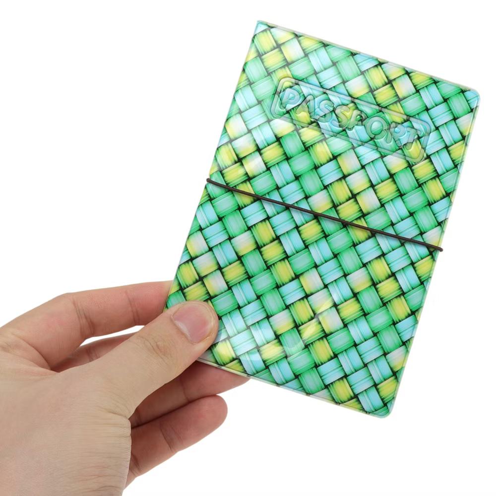 Woven Plaid Passport Holder 1 Pc - Image 12
