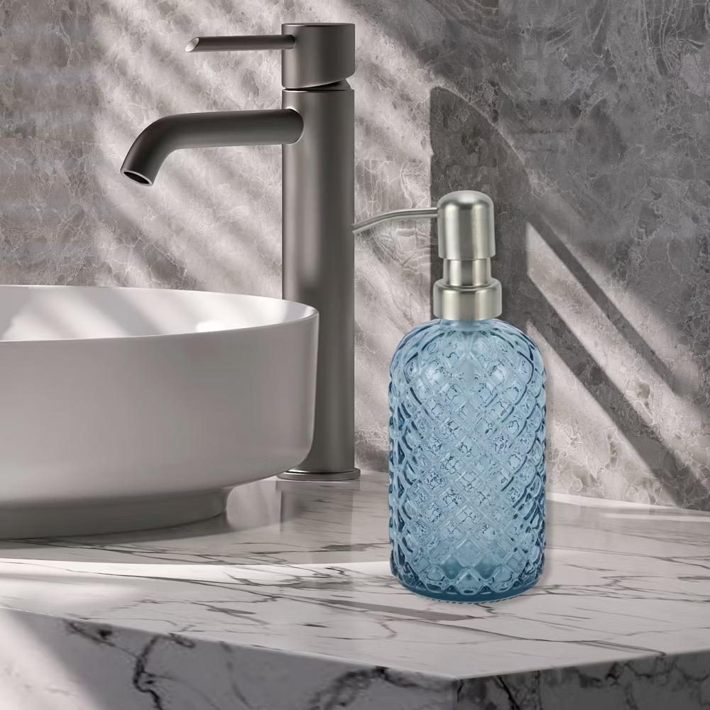 Simple Cylindrical Soap Pump Dispenser 400ml 1 Pc - Image 12