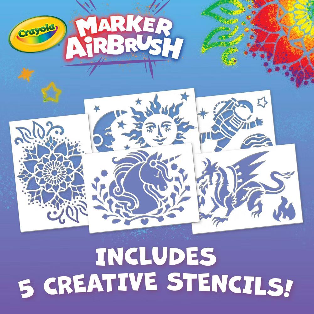 Marker Airbrush Drawing and Coloring Kit - Image 6