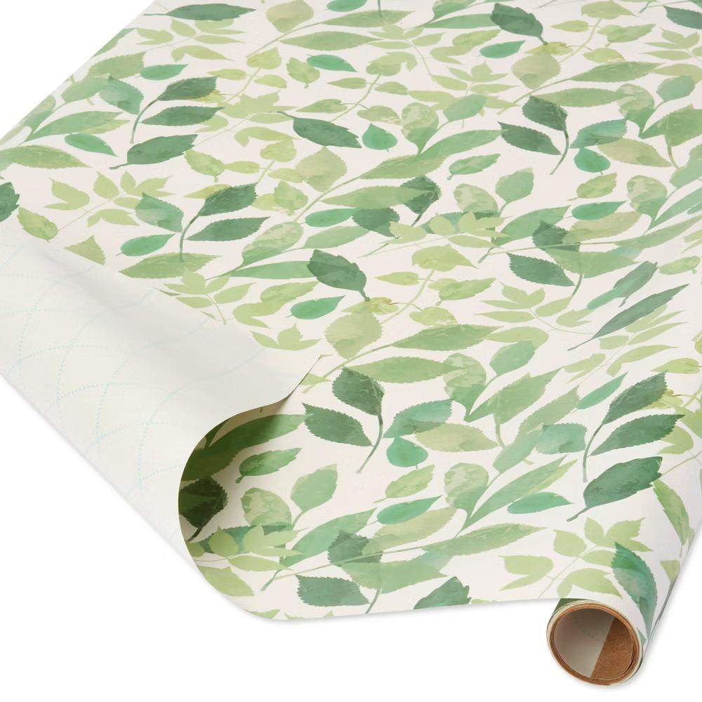 20 Sq Ft Foliage Wrapping Paper Green - Image 3