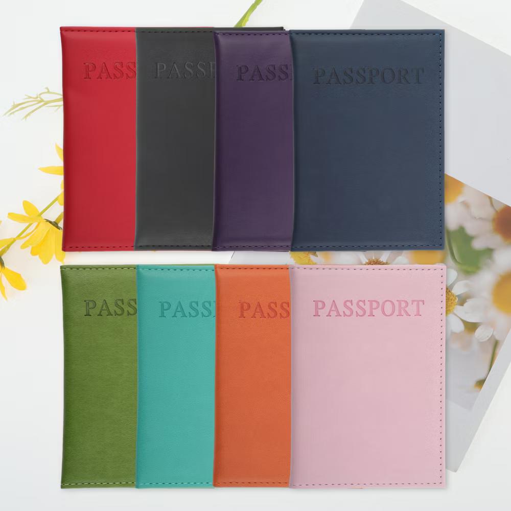Plain Weave Letter Passport Holder 1 Pc