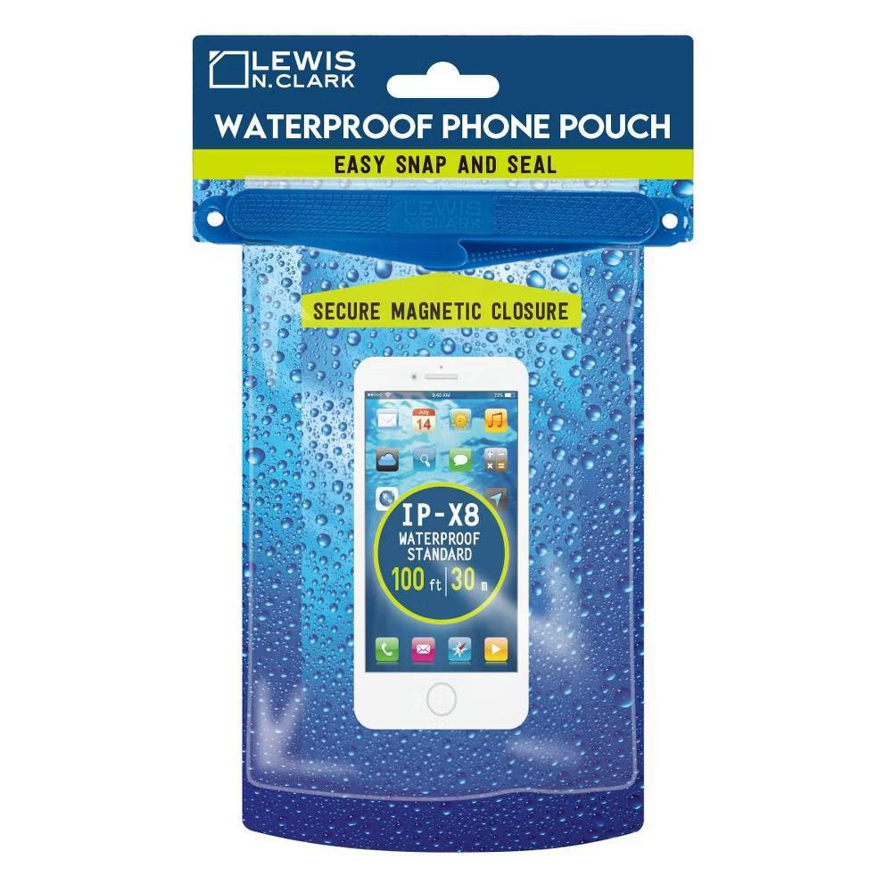 Lewis N. Clark WaterSeals Waterproof Phone Pouch with Magnetic Seal: TPU ID Holder - Image 4