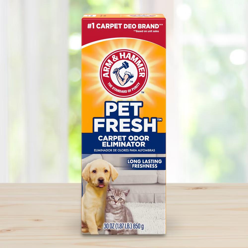 Arm & Hammer Pet Fresh Carpet Odor Eliminator - 30oz: Household Powder for Carpet Cleaning and Deodorizing - Image 9
