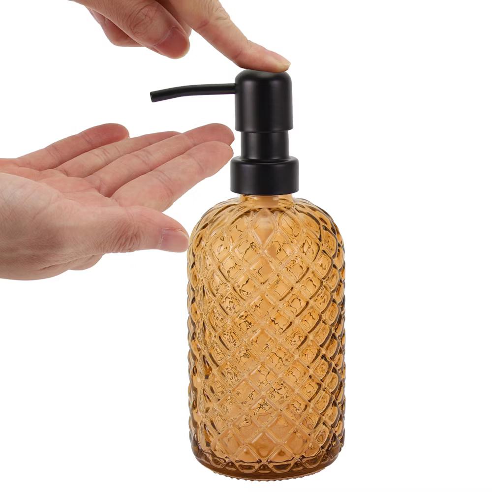 Simple Cylindrical Soap Pump Dispenser 400ml 1 Pc - Image 39