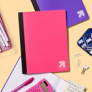 College Rule Composition Notebook 7.5"x9.75" Poly Cover Pink