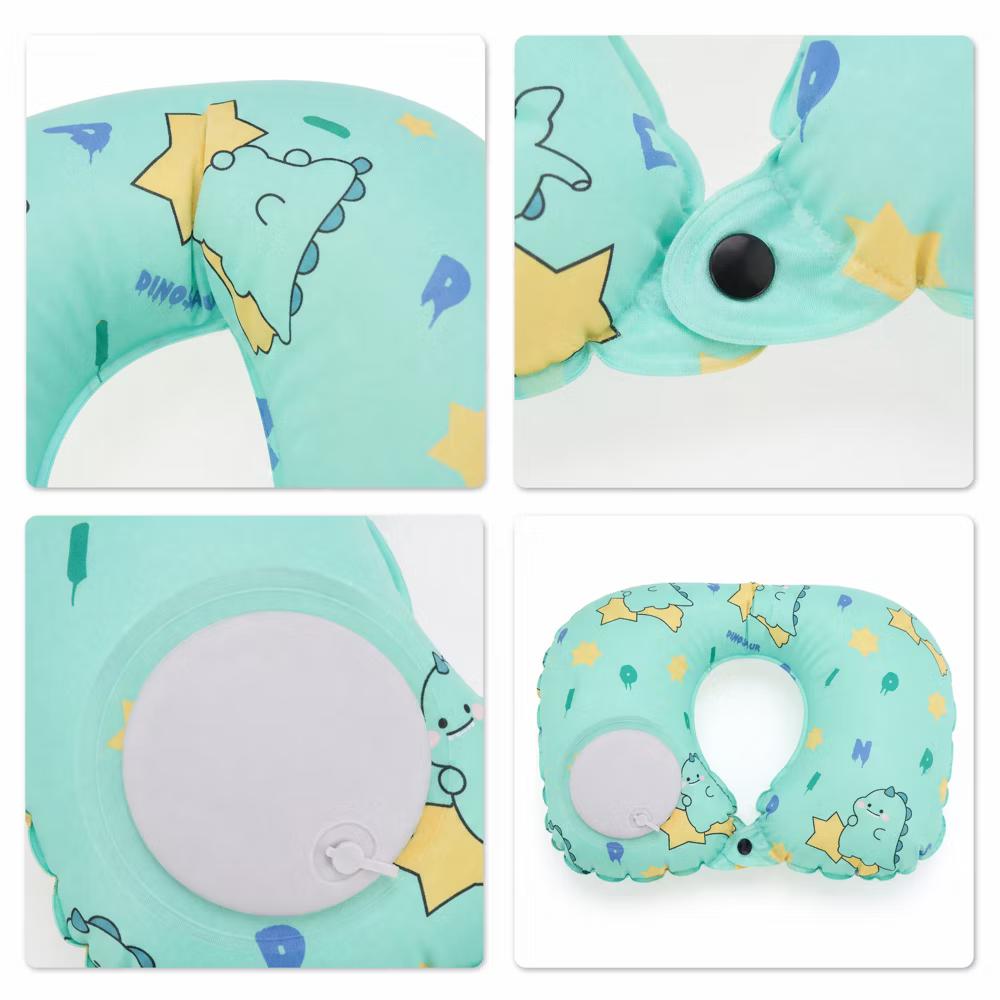 Ice Silk Inflatable Travel Pillow 1 Pc - Image 11