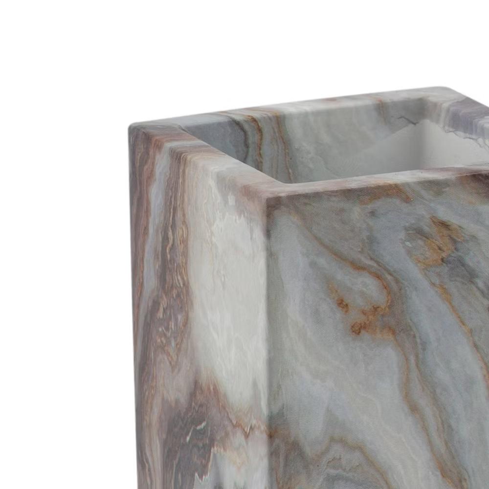 Agate Square Bathroom Tumbler - Elle Décor - Image 2