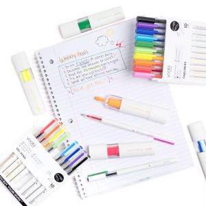 Evolve 5pk Highlighters See-Through Barrel 5.0mm color Ink
