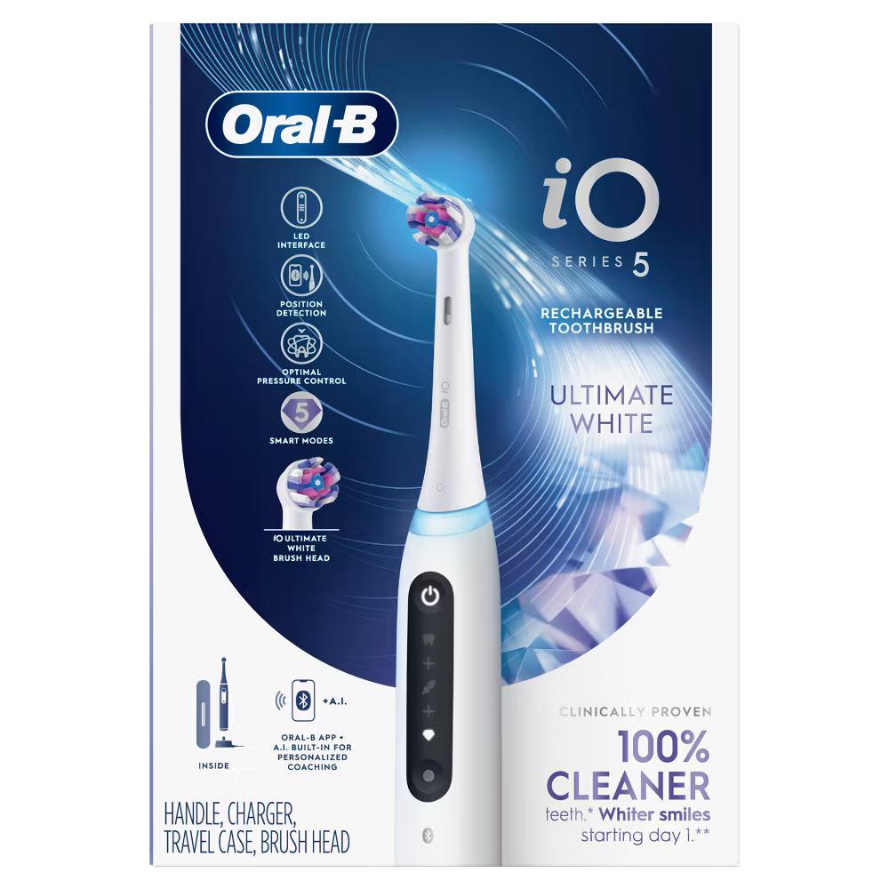 iO Series 5 Electric Toothbrush with Timer Multiple Brush Modes and Brush Head - Image 36