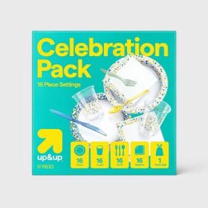 Disposable Table Top Celebration Pack - 97ct