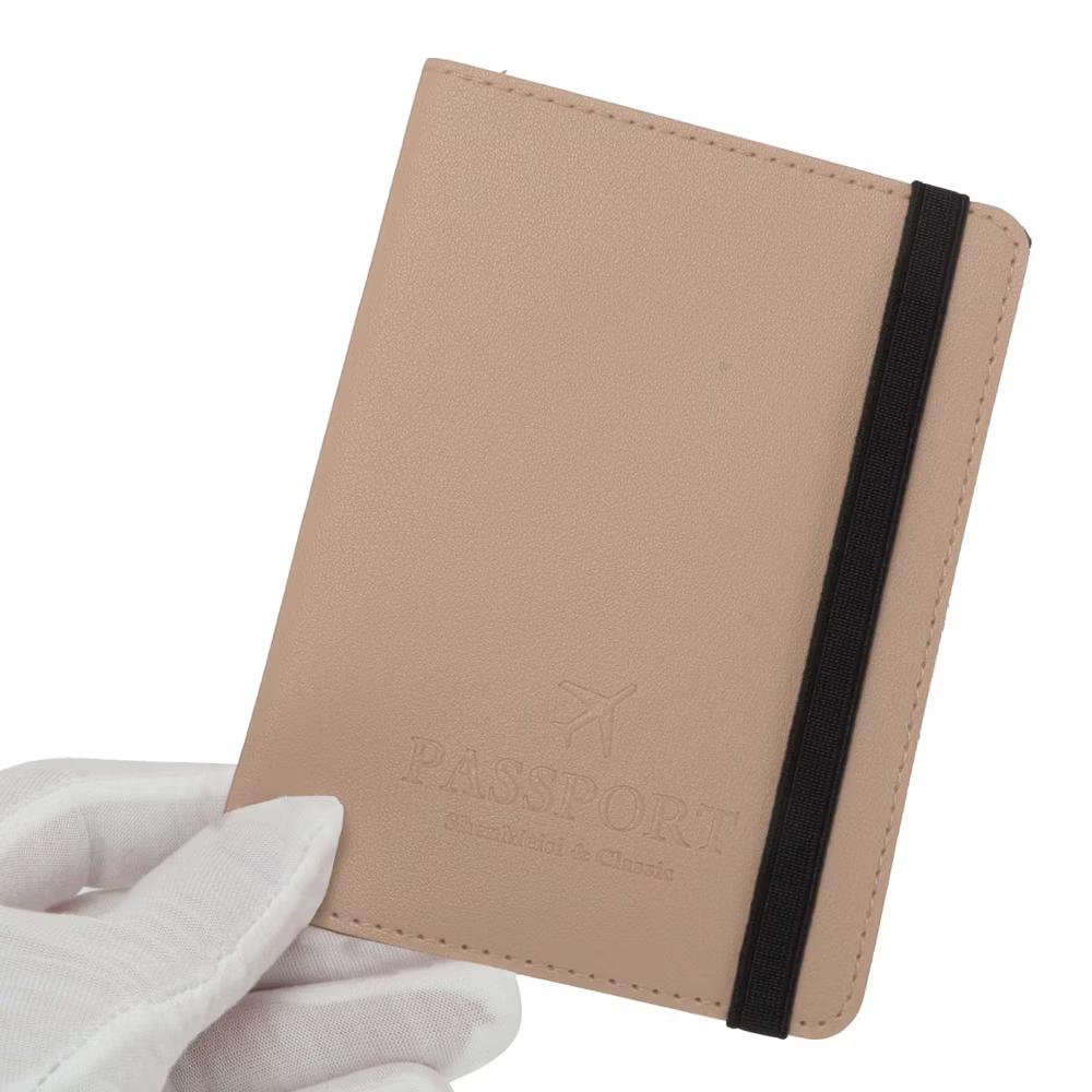 Simple Elastic Strap Passport Holder 1 Pc - Image 34