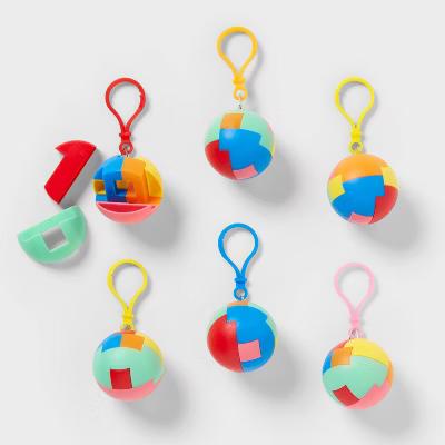 6ct Puzzle Balls - Multi-Colored Party Favors, Polypropylene, Ages 3- All Occasions, No Choking Hazard - Image 3