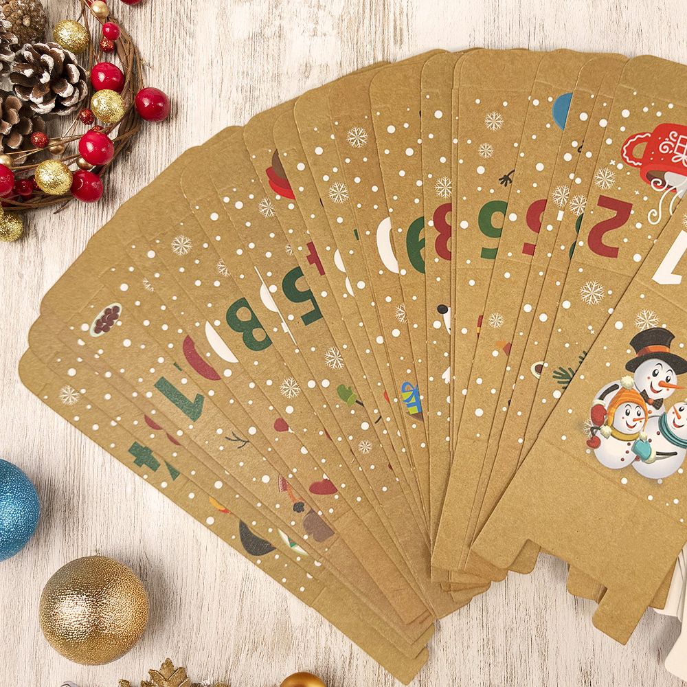 Christmas Advent Calendar Countdown Gift Boxes, Winter Buddies - Image 4