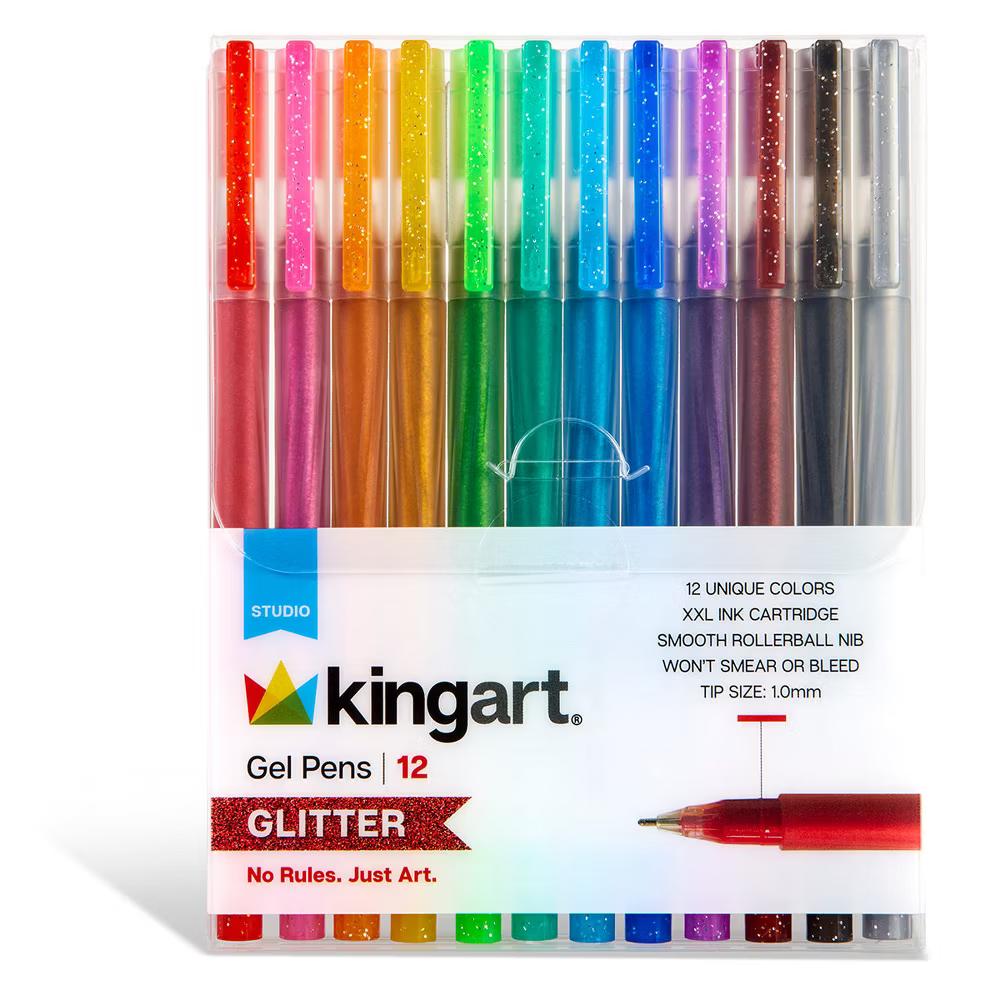 Gel Pens 12 Glitter Colors