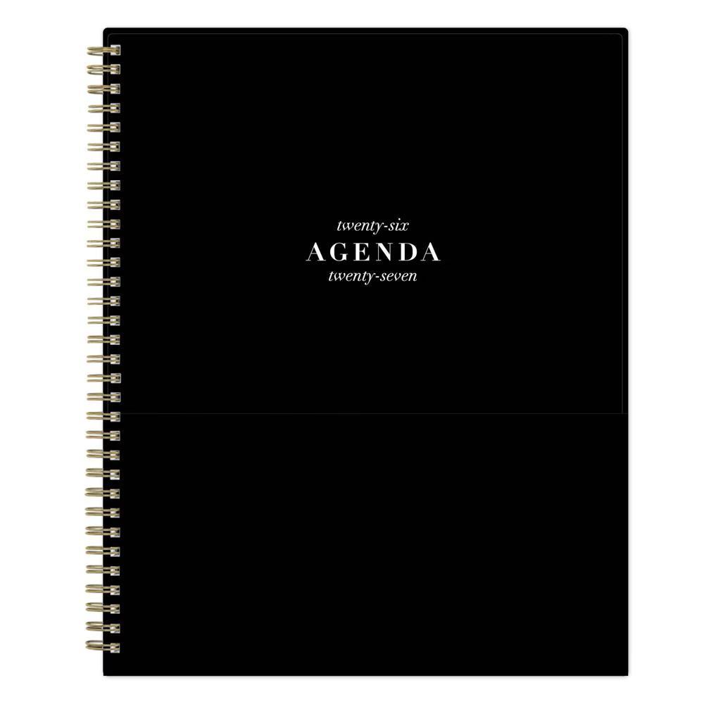 Blue Sky 8.5"x11" 2026-2027 Weekly/Monthly Planner BS Black PP with Double Horizontal Pockets Wirebound - Image 11
