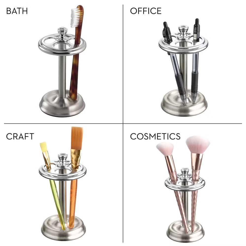 4-Section Toothbrush Organizer for Countertop - Split