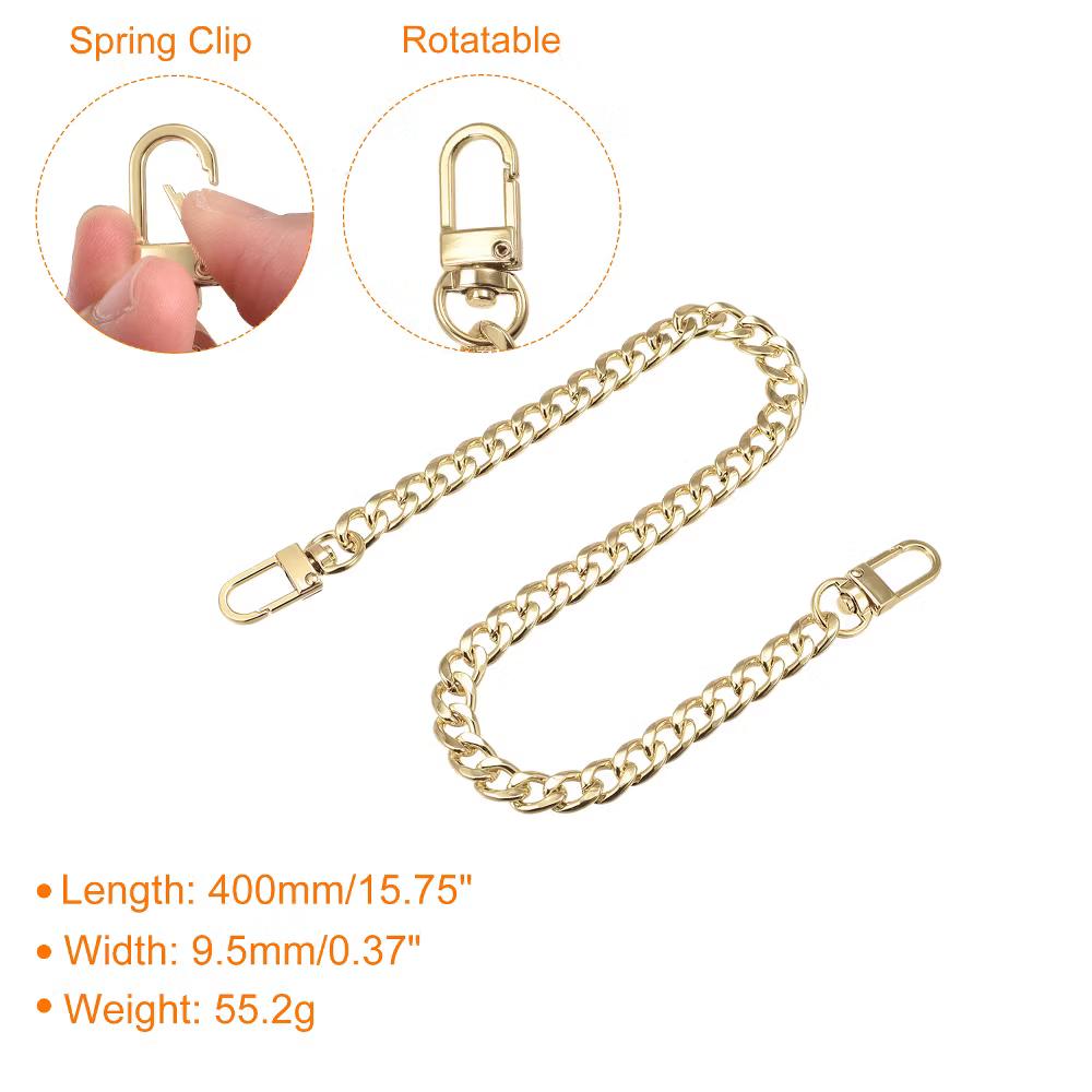 Shoulder Bag Handbag DIY Accessories Iron Flat Purse Chain Strap - Image 7