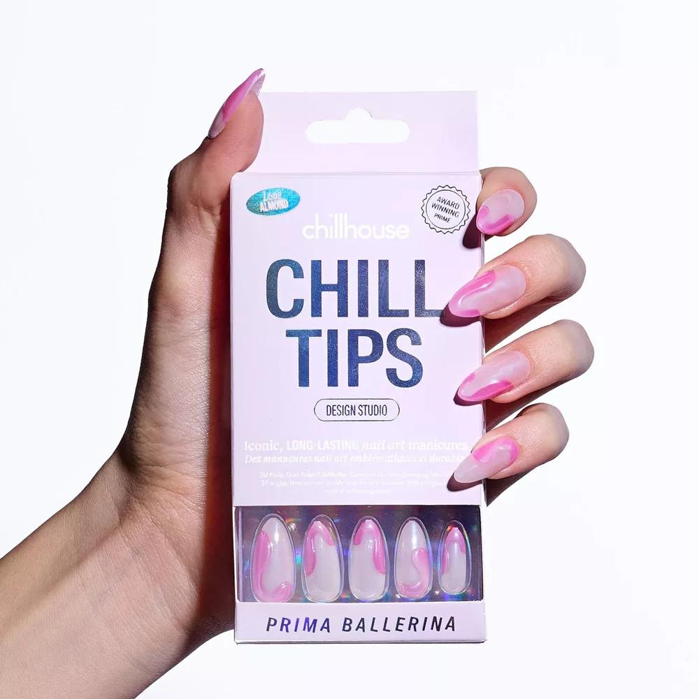 Chill Tips Press-On Nail Set - Design Studio - Prima Ballerina - 24ct - Image 6