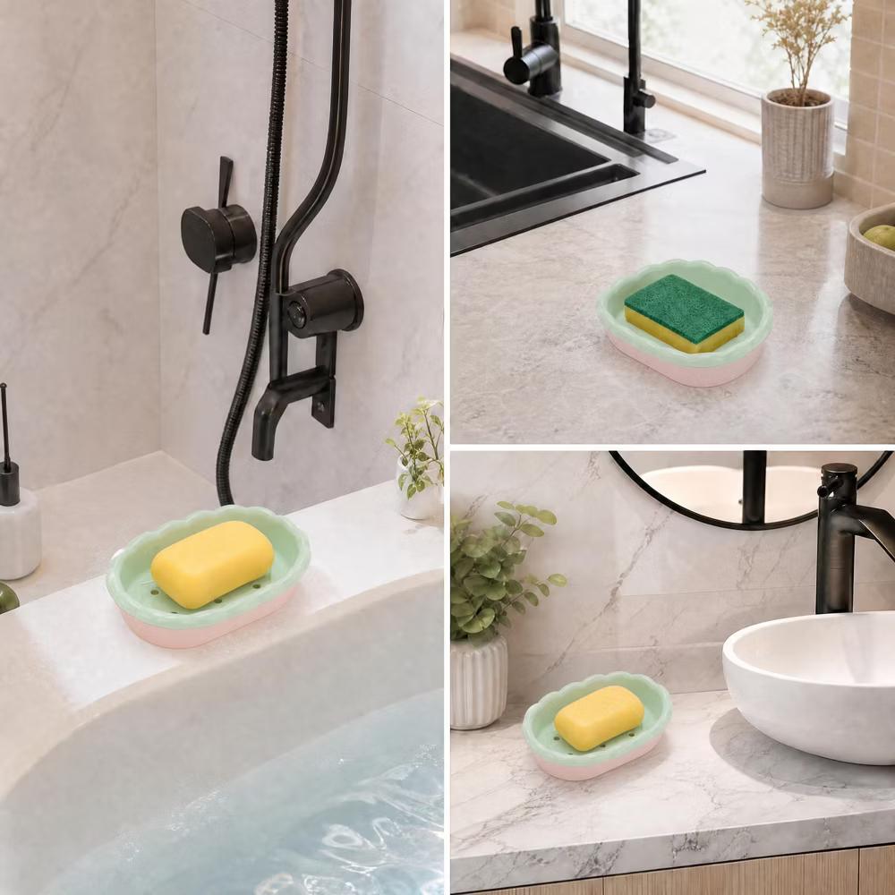 Cute Durable Soap Dish 1 Pc - Image 16