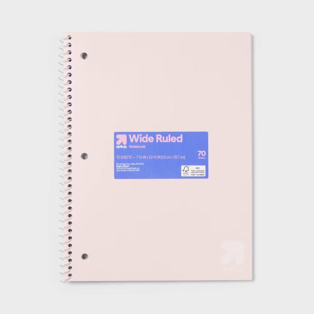 Pastel Wide Ruled Spiral Notebooks - Image 11