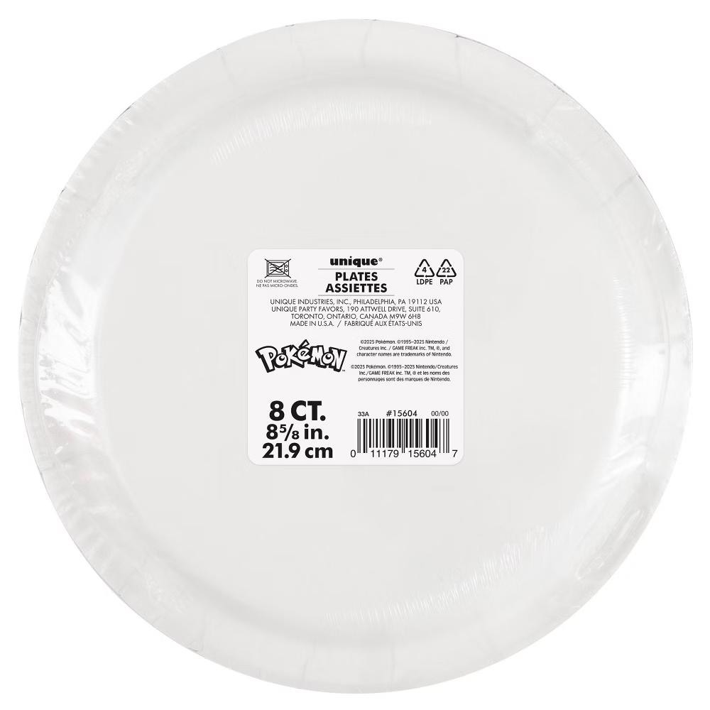 9" 8ct Party Dinner Paper Plates - Image 4