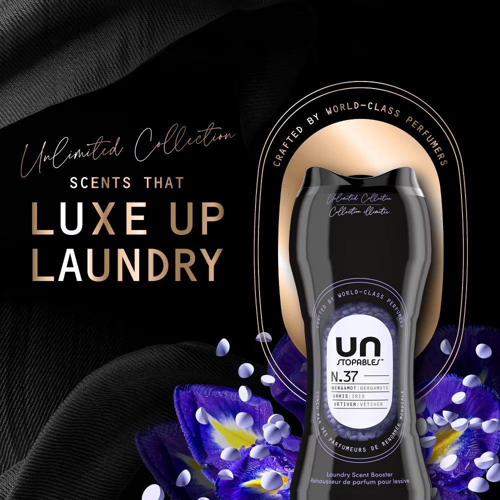 Unstopables Unlimited Collection In Wash Scent Booster Beads No. 37 Laundry Additives - Bergamot Orris Vetiver - 21.1oz - Image 8