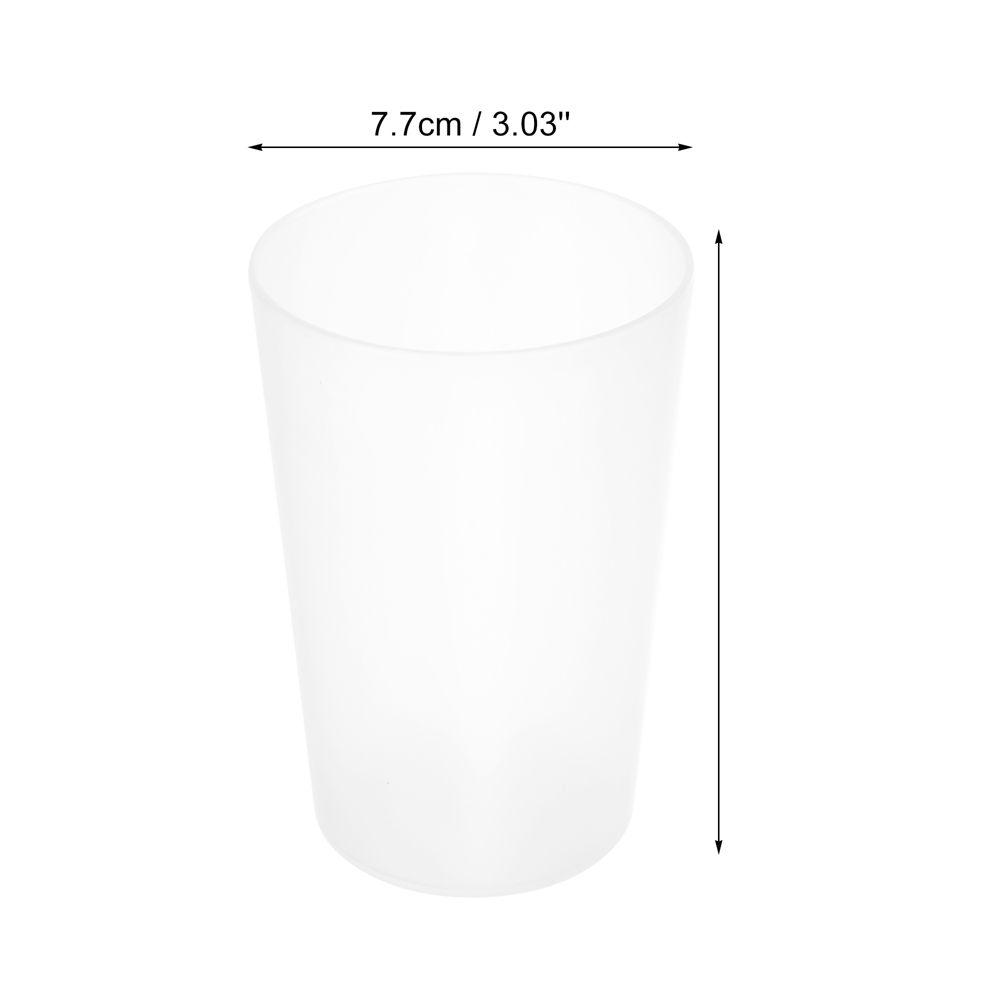 Bathroom Toothbrush Cup PP Cups for Bathroom Kitchen 4.92''x3.03'' 2 Pcs - Image 8