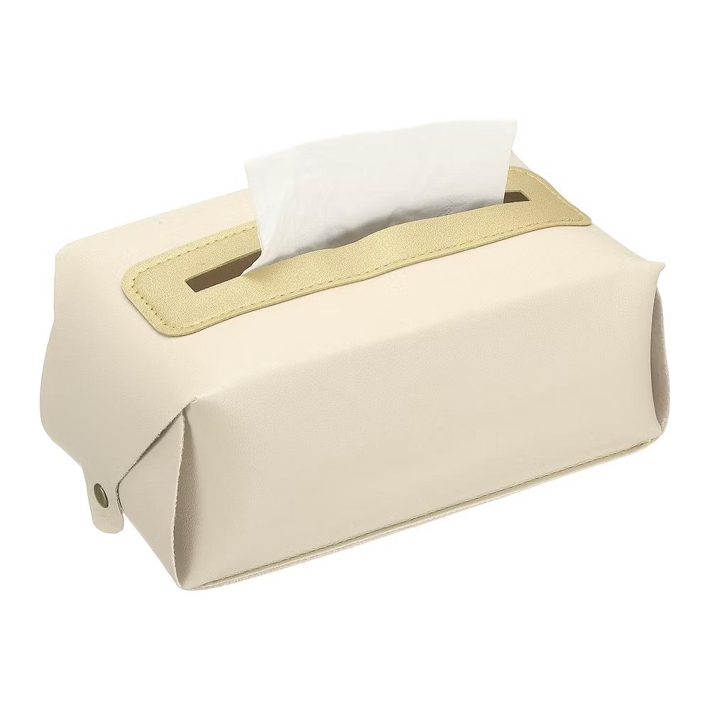PU Leather Home Car Office Decorative Tissue Box Cover - Image 5