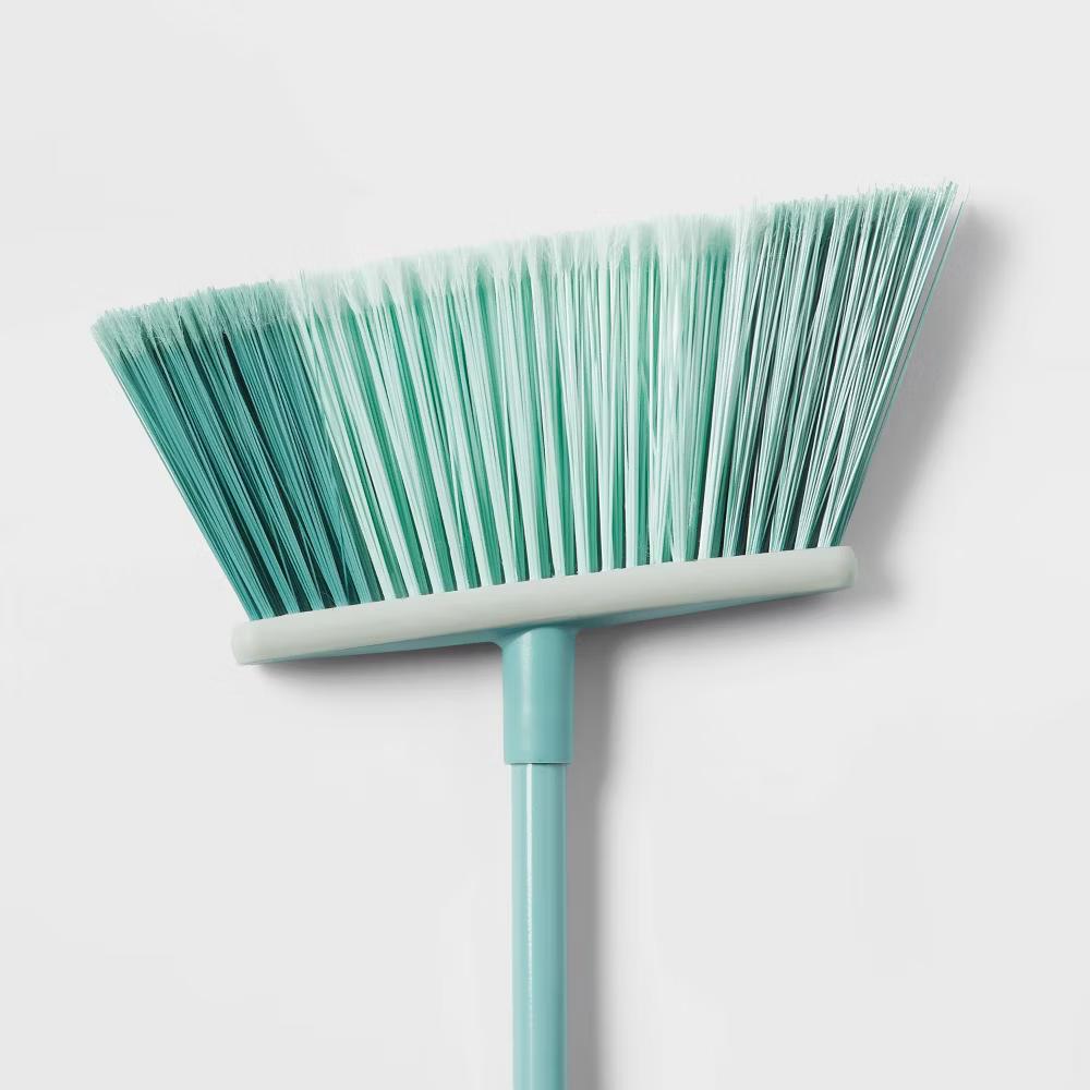 Angle Floor Broom - Soft Grip, Hanging Loop, Steel Handle, Multi-Surface Use - Image 3