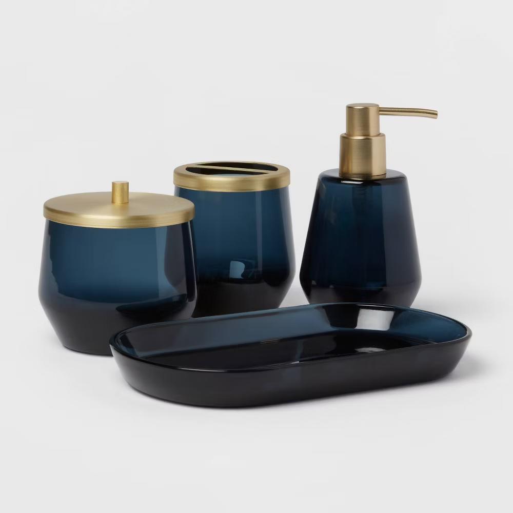 4pc Bath Coordinates Set Blue - Image 5