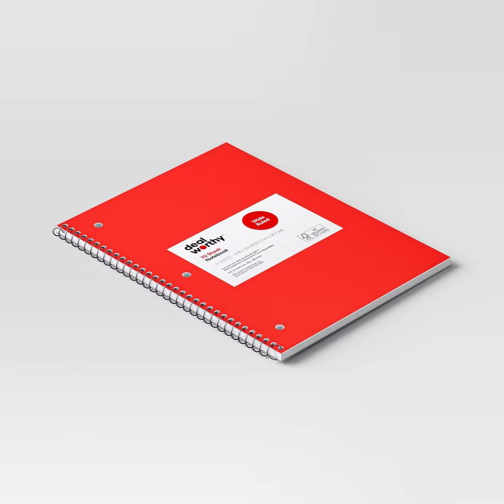 Subject Spiral Notebook Wide Ruled - Image 13