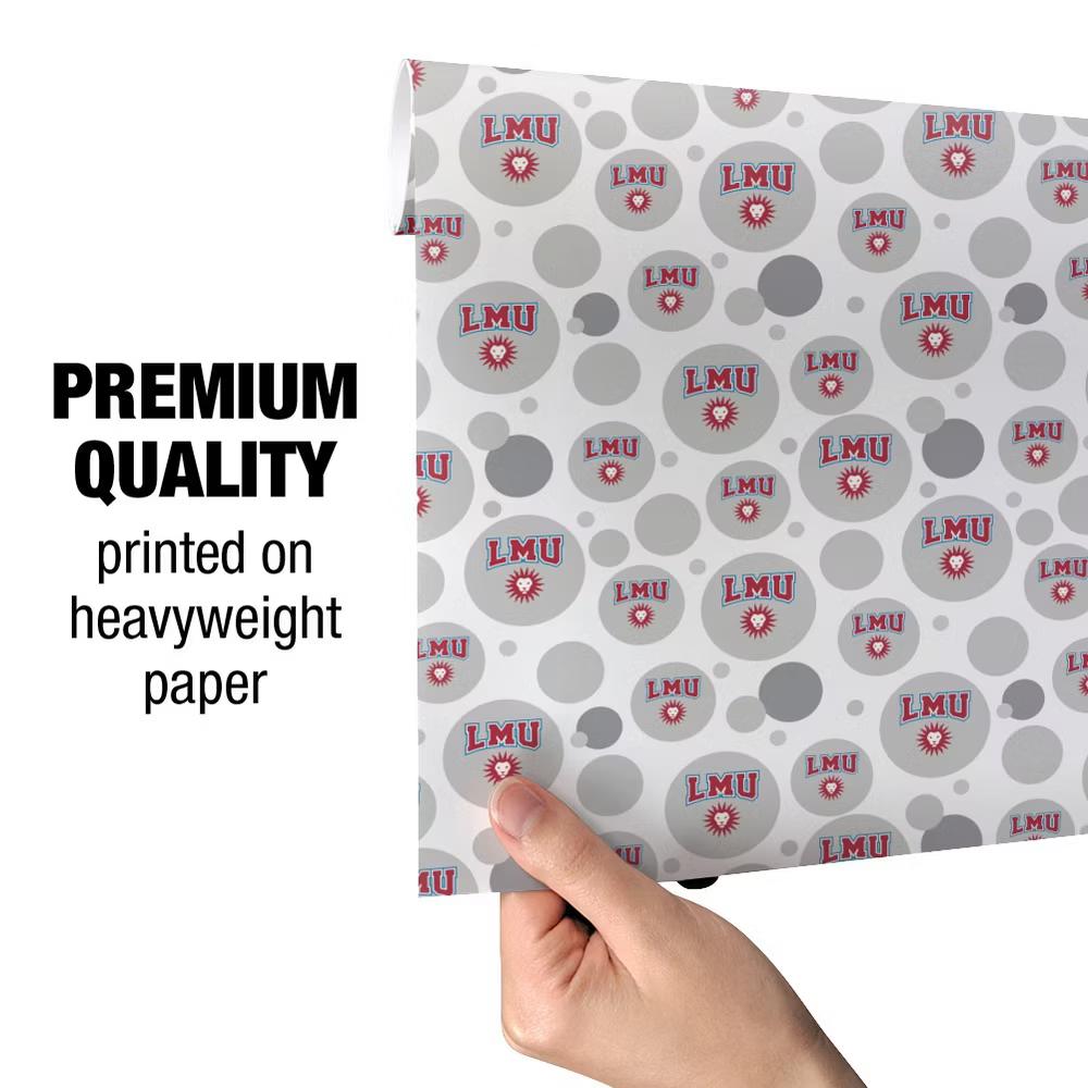 Loyola Marymount University Lions Gift Wrap Wrapping Paper Roll 30x72