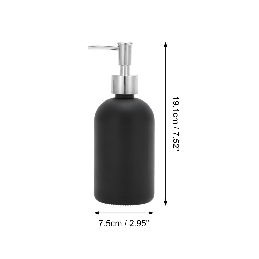 Reusable Cylinder Frosted Soap Dispenser 1 Pc - Image 8