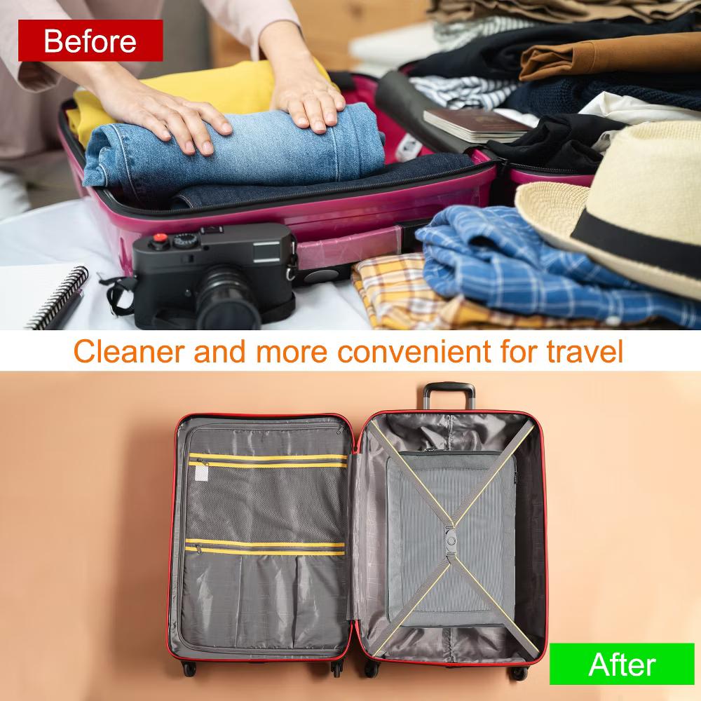 Compression Packing Cube Travel Luggage Organizers Bag 1 Pc - Image 66